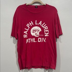 Vintage Polo Ralph Lauren Red Short Sleeve Tee
